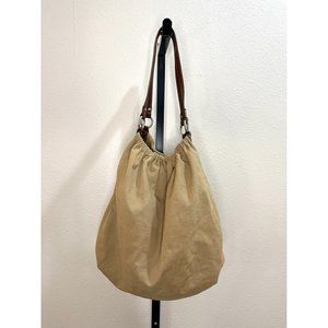 American Eagle Outfitters Women's Casual Boho Bag - Tan Color with Brown Straps